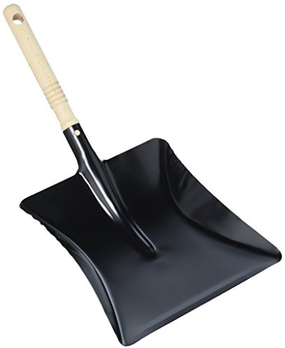 Kayser GmbH Kehrschaufel lackiert L.220xB.230mm schwarz Heft gewachst