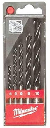 Milwaukee 4002395371242 Mèche à Bois 3 Pointes, Gris