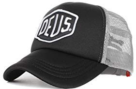 Deus Ex Machina Baylands Trucker Cap - Black-Grey One Size