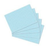 300 Karteikarten in A6 blau kariert von Herlitz [Sparpaket]