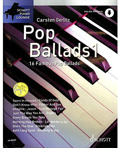 POP Ballads - arrangiert für Klavier - mit Online-Audio [Noten/Sheetmusic] aus der Reihe: Schott Piano Lounge