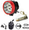 Constefire LED LUZ Linterna LáMPARA Torch 9000 LM MaxCree 7X LED de Bicicleta/Bici lámpara Luz LED Frontal luz de la Bicicleta Bicicletas (7 led, 3 Modos) con 4x16850 batería y Cargador