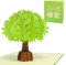 LINPOPUP®, Pop Up Karte Baum, Natur, Geburtstag, Grußkarten Glückwunschkarten Gute Besserung, Muttertagskarten Baum, N718