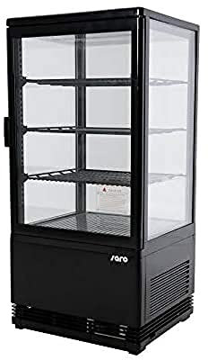 SARO Kühlvitrine Modell SC 80 schwarz