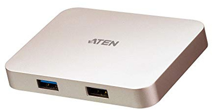 ATEN USB-C 4K Ultra Mini Dock PD60W, UH3235-AT (PD60W), Silber