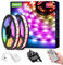 Lepro LED Strip Lights 15M (2x7.5M), RGB Colour Changing LED Strip with 44-Key Remote and 12V Power Plug, Stick-on LED Lights for Bedroom Home Decoration (450 Bright 5050 LED)