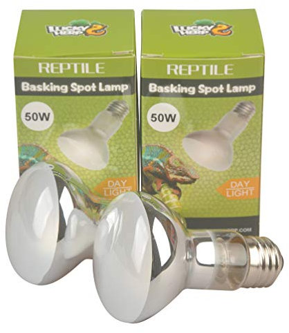 LUCKY HERP Reptilien-Spot-Lampe, 2er-Pack (50 Watt)