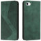 NEXCURIO Handy Hülle für Apple iPhone 7 / iPhone 8 / iPhone SE 2020 2022 Handyhülle mit Kartenfäch Klapphülle Klappbar Schutzhülle Leder Flip Wallet Case Cover Tasche Handytasche - Grün