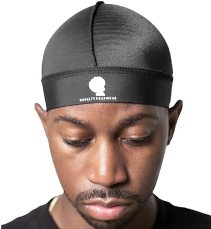 Royalty Headwear Premium Wave Cap, die beste Wave Cap für 360, 540 und 720 Wellen ..., schwarz, Einheitsgröße