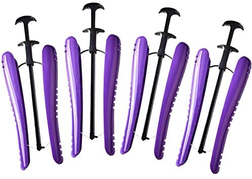 HILLHOME 4 Pack Boot Tree Shaft Boots Shapers for Knee High Tall Boots Spring Loaded Adjustable Great Support Form Shaping Inserts for Womens and Mens Shoes (Purple)