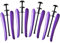 HILLHOME 4 Pack Boot Tree Shaft Boots Shapers for Knee High Tall Boots Spring Loaded Adjustable Great Support Form Shaping Inserts for Womens and Mens Shoes (Purple)