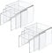 Boxalls 2 Set Acryl Display Risers, Klare Produktstände für Sammlungen, Schmuck Display Riser Regal Showcase für Cupcake Candy Dessert Tischdekorationen