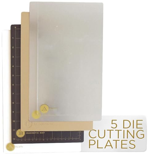 Anna Griffin Empress Full Plates Set - Large Embossing and Die Cutting Machines Plates for Crafting, Scrapbooking & Card Making - Includes Magnetic Mat, Embossing Mat & Metal Shim - 8.6x13.5