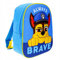 PawPatrol Kinder Jungen Mädchen Rucksack Kinderrucksack mit tollem Chase 3D Motiv (109) mit großen Hauptfach, 29,5 x 23 x 10 cm, blau/gelb