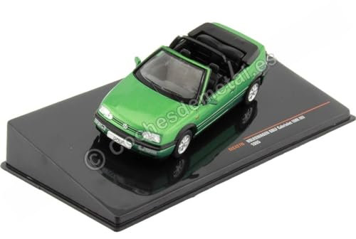 Ixo VW Golf 3 Cabrio 1993 grün metallic Modellauto 1:43 Models