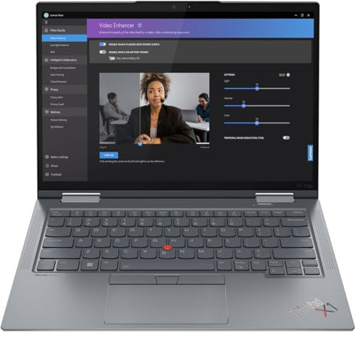 Lenovo ThinkPad X1 Yoga Gen 8 21HQ001NUS - Portátil convertible 2 en 1 con pantalla táctil de 14 pulgadas - WUXGA - 1920 x 1200 - Intel Core i5 13ª generación i5-1335U Deca-core (10 núcleos) -