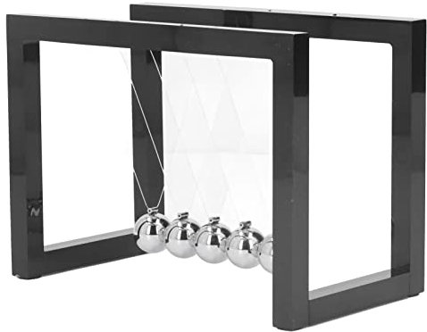 Gadget de Física Científica Escritorio Decorativo Durable Acrílico Hierro Educativo Equilibrio Bola Péndulo (#2)