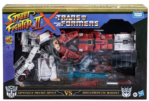 Transformers Kollaborativ: Street Fighter II Mash-Up, Optimus Prime [Ryu] vs. Megatron [M. Bison]