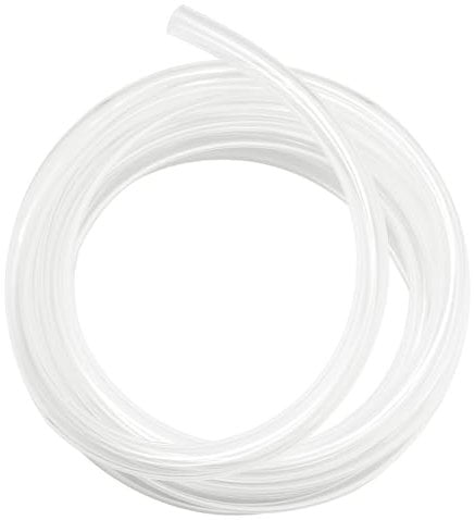 12mm ID x 15mm OD - 1.5m Length PVC Clear Hose Vinyl Tubing, Food Grade Plastic Flexible Tube Pipe for Transfer Water Oil air