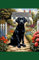 A5 Black Labrador Diary and Notebook 2024: Colour interior