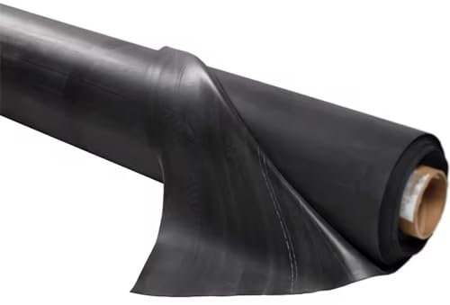 HDPE Gartenteiche, 0.12 MM Stärken Teichfolie schwarz, Wasserdicht Schwimmteich Folie Gartenteich Teichplane 6X6M 8X8M 10X10M 4X4.0M Fisch und Pflanzenfreundlich for Outdoor Gartenpool(Size:7 x 10 m/2