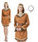 FORMIZON Indianer Kleider Damen, Indianerkleid Frauen, Karneval Kostüm Damen Indianerin, Indianer Kleid Set mit Stirnband und Halskette, Indianer Karneval Verkleidung Fasching Mottoparty (Damen-L)