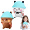 Vmxlso 2 Stück Bubu Dudu Kuscheltier, Dudu Bubu Panda Kuscheltier, Bezauberndes Weiches Bubu Dudu Plüschtier, Bubu Dudu Kawaii Kuscheltier Panda Kissen, Stofftier Panda Geschenk für Jungen und Mädchen