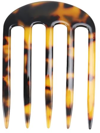 Peines laterales para el cabello - Tenedor de peine para el cabello de acetato coreano simple, accesorio de peine para el cabello clásico | Peine invertido sin costuras para rizar el cabello, peine co