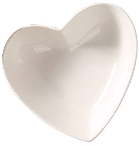 Cabilock Herzförmige Keramikschale Salatschale Für Zuhause Obstschale Snackschale Keramikschale Speiseschale Mehrzweckschale Für Suppe Nudeln Desserts Pasta Brot Leicht Zu Reinigen Und Aufz