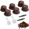 CJQRL 6 Pièces Dosettes de Café Réutilisables, Capsule Café Réutilisable pour Dolce Gusto Reutilisable Capsules Café pour Dolce Gusto Rechargeables Écologique