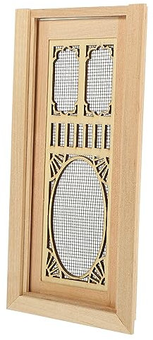 BESPORTBLE Haustür Für Puppenhaus Dekorative Märchentür Aus Realistisches Design Für Miniaturen Und Puppenhaus Zubehör Für Kreative Spielwelten