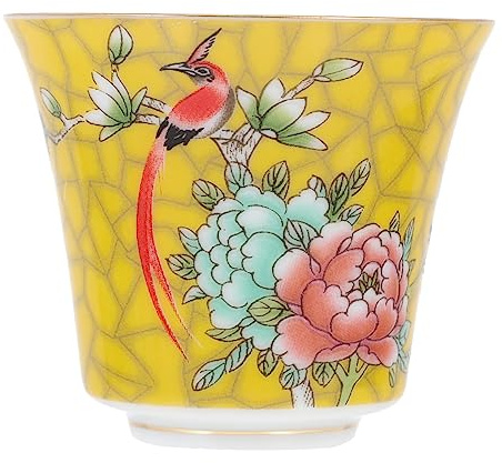 HOLIDYOYO Tazza Da Tè in Ceramica Antica Tazza Da Tè Retrò in Ceramica Elegante Per Casa