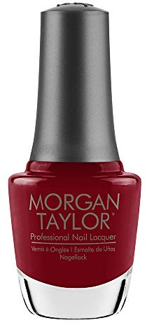 Morgan Taylor Red Professional Nail Polish Lacquer: Man Of The Moment 15 mL