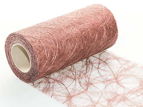 Sizoweb 20cm breit 5m oder 20m lang Tischläufer Tischband in unterschiedlichen Farben zur Dekoration wie Grillen, Sommer, Ostern, Weihnachten oder Hochzeiten manuell abgelängt durch Protinam (20m, rubin-rot 1300)