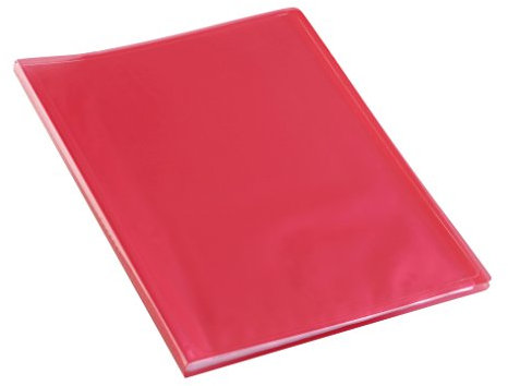 Viquel 097007-04 Protège documents 100 Vues (50 pochettes) grande capacité, Rouge
