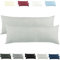 CelinaTex Active Seitenschläferkissen Bezug Doppelpack Set 40x200 Silber grau Baumwolle Jersey Stillkissen Kissenhülle 5001572