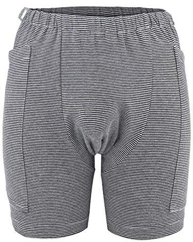 Urinbeutel, Urinsammler, Urinbeutelhose pflegeleicht weiches Gewebe Bequeme Inkontinenzhose Anzug für tagsüber Outdoor Aktivitäten (Nicht einschließlich Urinbeutel)(L-Men)