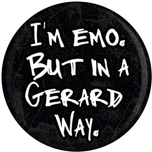 Grindstore Anstecker I'm Emo But In A Gerard Way 3.1 cm