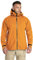 33,000ft Herren Regenjacke Leichte Softshelljacke Wasserdichte Winddichte Outdoorjacken Atmungsaktive Wanderjacke Funktionsjacke für Trekking Wandern Camping, Ingwer L