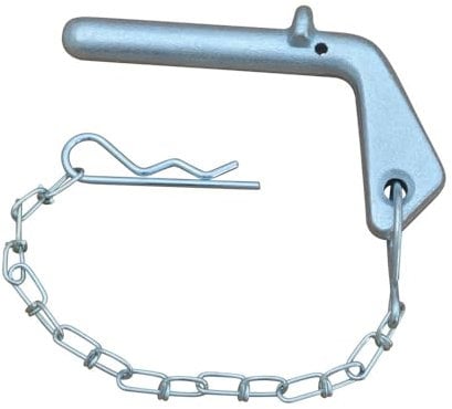 FKAnhängerteile 4 Stück - Steckbolzen, Bolzen, Vorsteckbolzen mit Kette und Splint 16 mm
