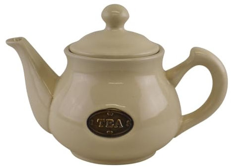 Geko Country Cottage Cream Ceramic Teapot
