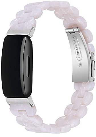 Kompatibel für Fitbit Inspire/Inspire HR/Inspire 2 Bänder, Damen Armband Harz Armband, Verstellbares Band Zubehör, Leicht, B Style- for Inspire 2,