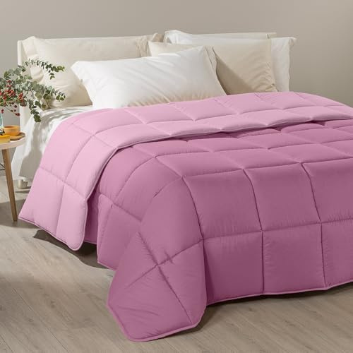 Caleffi 1003684 Microfibra Modern Trapunta per Matrimoniale Letto, Orchidea
