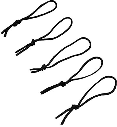 Harilla 5 Stücke Strings Lanyard Surf für Surfboard Longboard, Schwarz