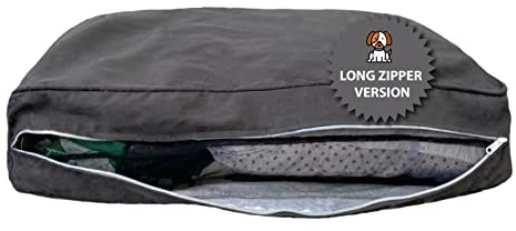 Molly Mutt Small Dog Bed Cover - I'm A Realist- Measures 22”X27”X5’’- 100% Cotton - Durable - Breathable - Sustainable - Machine Washable Dog Bed Cover (dd45aa)