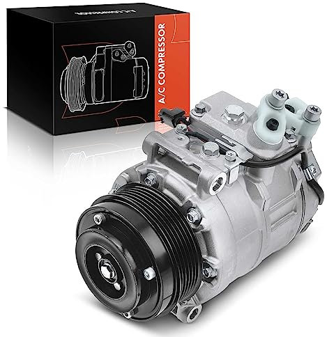 Frankberg Compresor de aire acondicionado con embrague Compatible con Clase R V251 W251 SL R230 Clase E W211 S211 VF211 CLS C219 Clase C W203 S203 CL203 Replace# 0012300211incl. aceite premezclado
