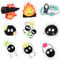 GTOTd Spirited Cute Away Magnet (9 Pack). Gifts Merch Anime Decoartions Funny Magnet Bumper Sticker Decal Metal Flexible Fridge Magnet Reuseable Vinyl Magnetic Decor Teens