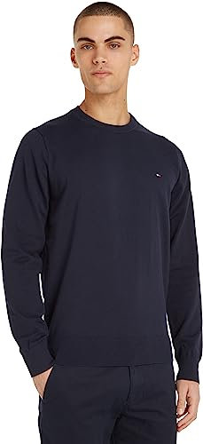 Tommy Hilfiger Hombre Jersey 1985 sin Capucha, Azul (Desert Sky), XXL