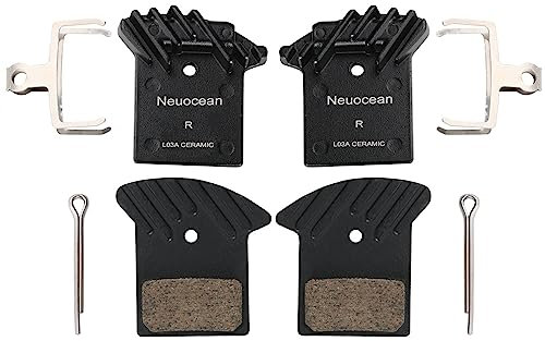 2 Paar Hydraulische Scheibenbremsbeläge mit Kühlrippe, Keramik Fahrrad Bremsbeläge für SRAM XO XX Avid Elixir 1 3 5 7 9 R CR ER DB1 DB3 DB5 und Nutt Ölbremse