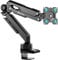 ONKRON Single Monitor Arm Desk Mount for 13-34 Inch Screen, Desk Screen Mount up to 10 kg - Gas Spring Monitor Arm VESA 75x75 - VESA 100x100/Screen Holder for Desk Tilt Swivel Rotation G90-B Black
